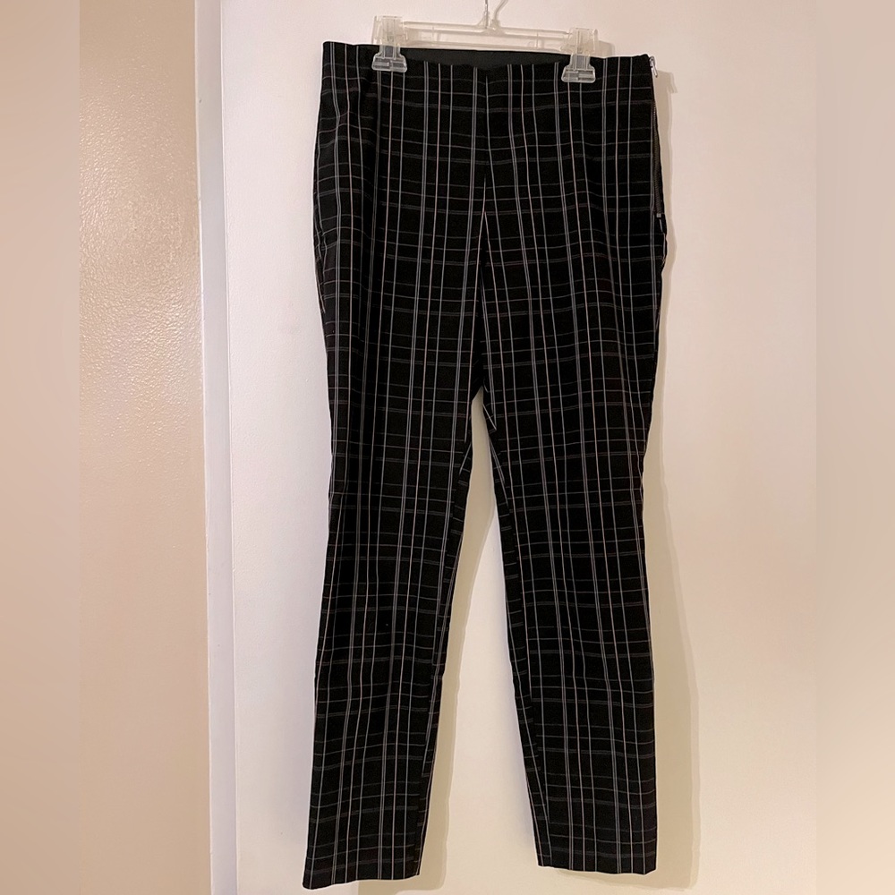 A New Day plaid stretch trousers.